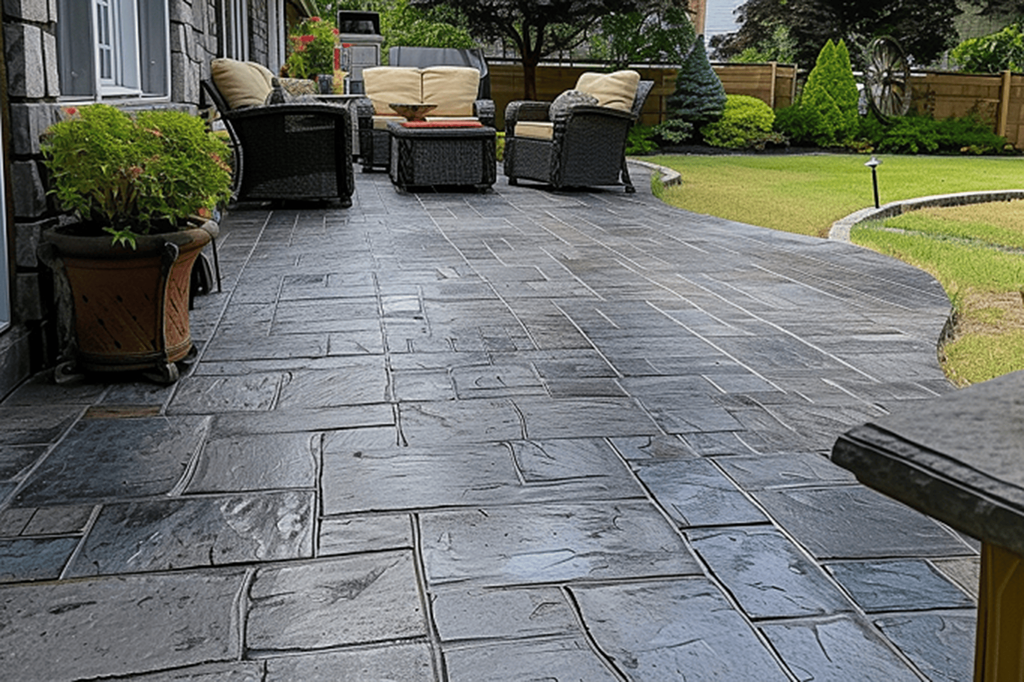 Stamped Concrete Guide Pros, Cons, & Maintenance Tips